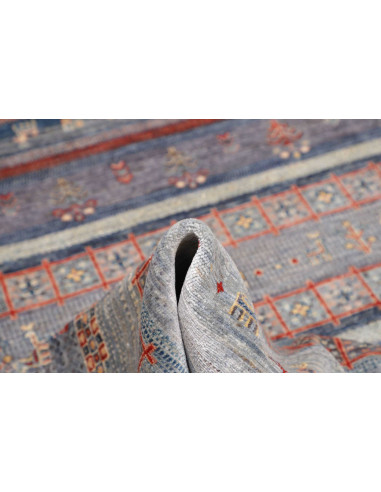 Tappeto Siva Pakistan 167x248 Blu Grigio Lavand