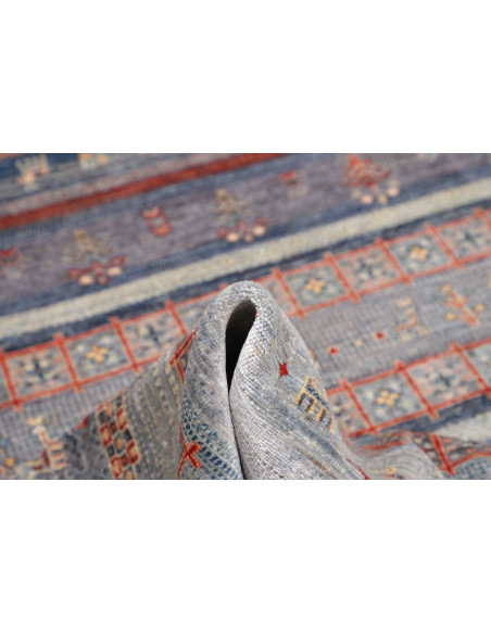 Tappeto Siva Pakistan 167x248 Blu Grigio Lavand