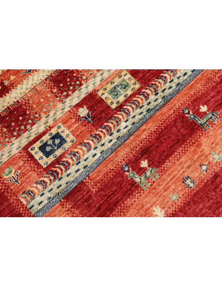 Tappeto Siva Pakistan 170x251 Rosso Terracotta