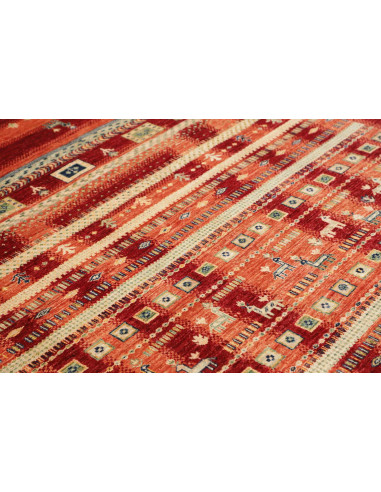 Tappeto Siva Pakistan 170x251 Rosso Terracotta