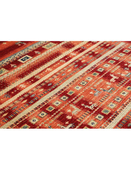 Tappeto Siva Pakistan 170x251 Rosso Terracotta