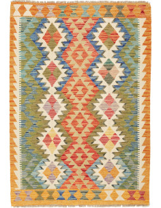 Kilim 103x146 Cm Kilim Afghanistan Lana Cardata A Mano