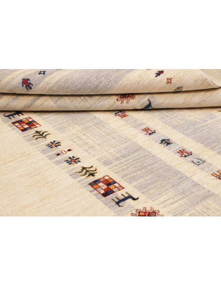 Tappeto Siva Pakistan 172x241 Crema Grigio Mult