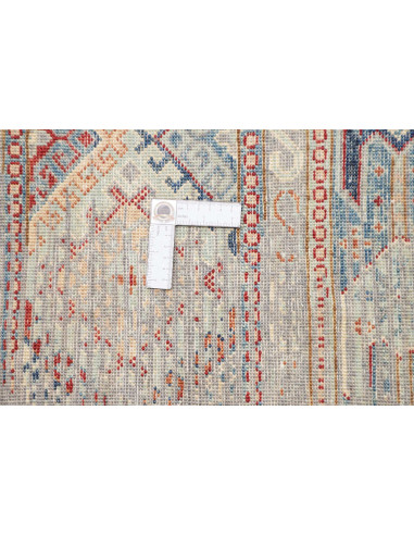 Tappeto Siva Pakistan 148x193 Grigio Blu Celest