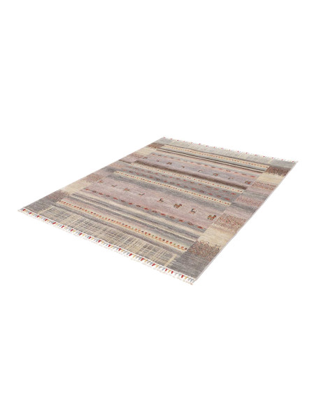 Tappeto Siva Pakistan 155x194 Grigio Chiaro Bei