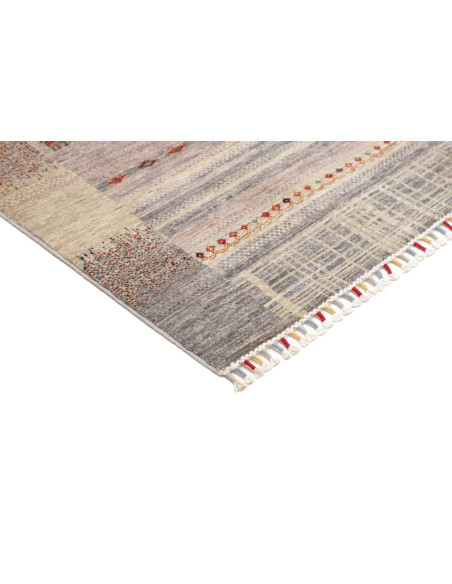 Tappeto Siva Pakistan 155x194 Grigio Chiaro Bei