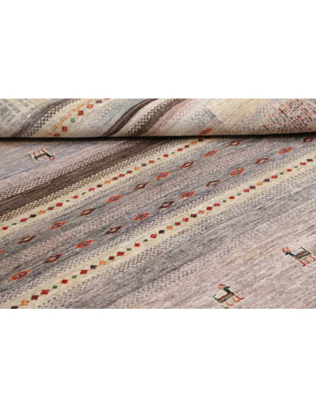 Tappeto Siva Pakistan 155x194 Grigio Chiaro Bei