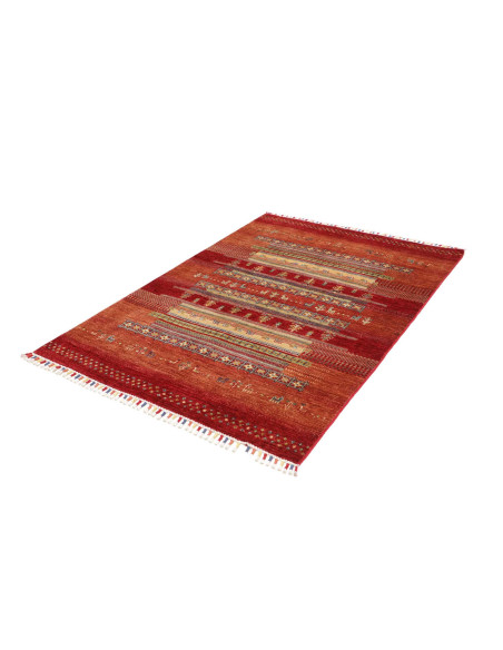 Tappeto Siva Pakistan 125x183 Rosso Terracotta
