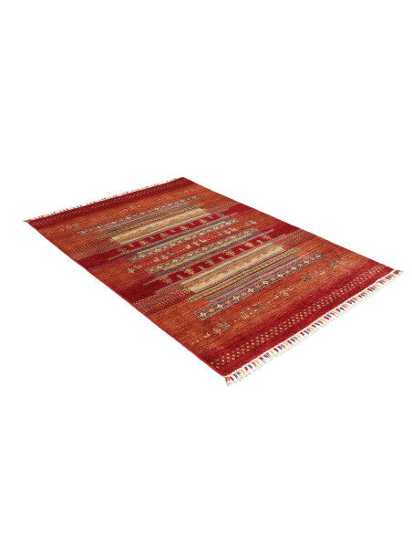 Tappeto Siva Pakistan 125x183 Rosso Terracotta
