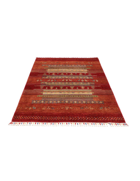 Tappeto Siva Pakistan 125x183 Rosso Terracotta
