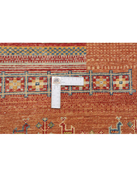 Tappeto Siva Pakistan 125x183 Rosso Terracotta