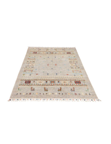 Rug Siva Pakistan 122x178 Grey Beige Red Blue G