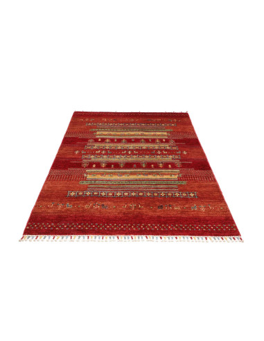Rug Siva Pakistan 124x186 Red Orange Terracotta