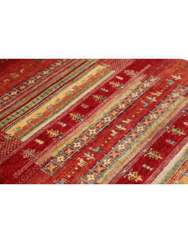 Rug Siva Pakistan 124x186 Red Orange Terracotta