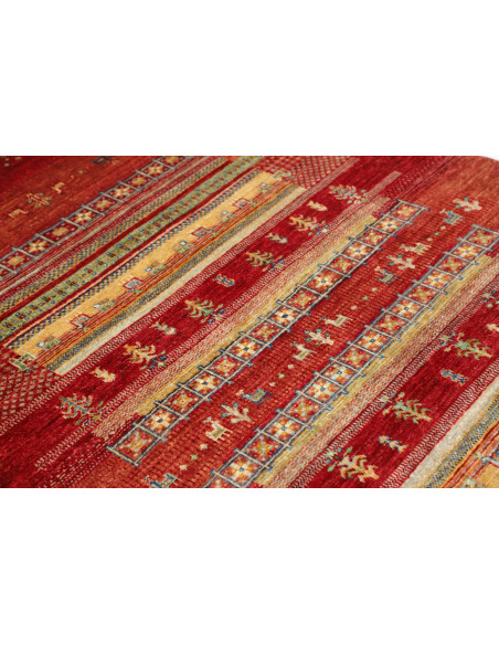 Rug Siva Pakistan 124x186 Red Orange Terracotta