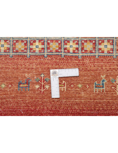 Rug Siva Pakistan 124x186 Red Orange Terracotta