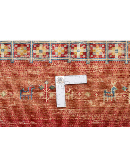 Rug Siva Pakistan 124x186 Red Orange Terracotta