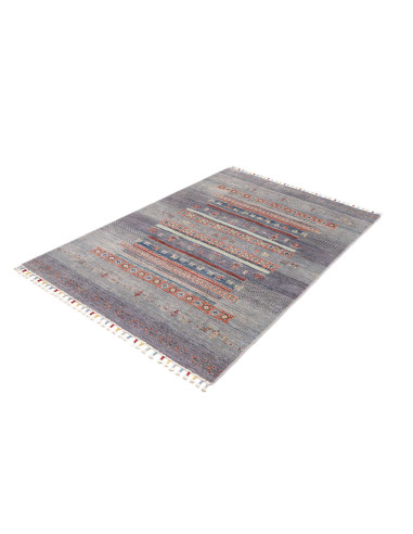 Rug Siva Pakistan 123x181 Blue Lavender Grey Re