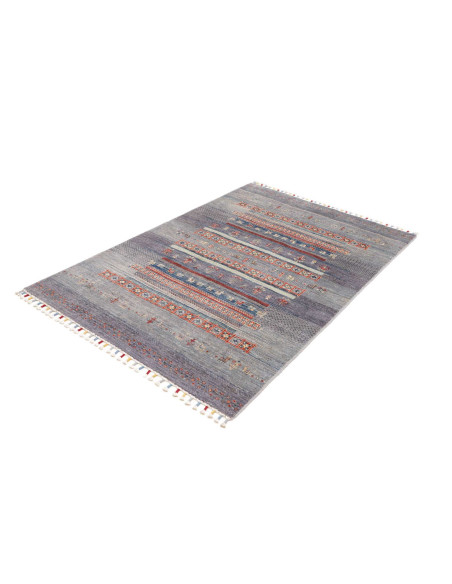 Rug Siva Pakistan 123x181 Blue Lavender Grey Re