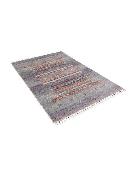 Rug Siva Pakistan 123x181 Blue Lavender Grey Re