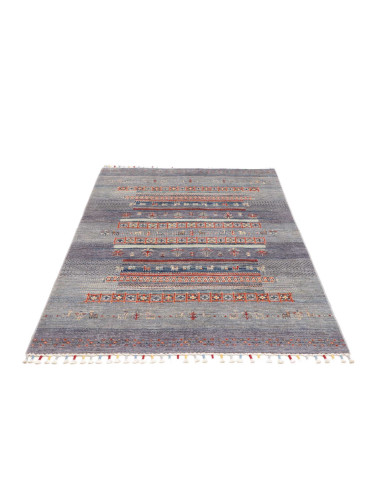 Rug Siva Pakistan 123x181 Blue Lavender Grey Re