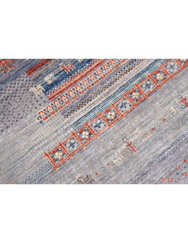 Rug Siva Pakistan 123x181 Blue Lavender Grey Re