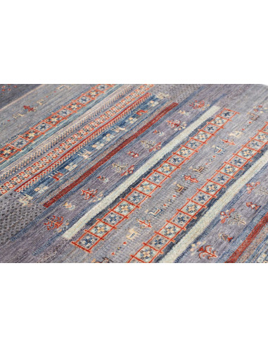 Rug Siva Pakistan 123x181 Blue Lavender Grey Re