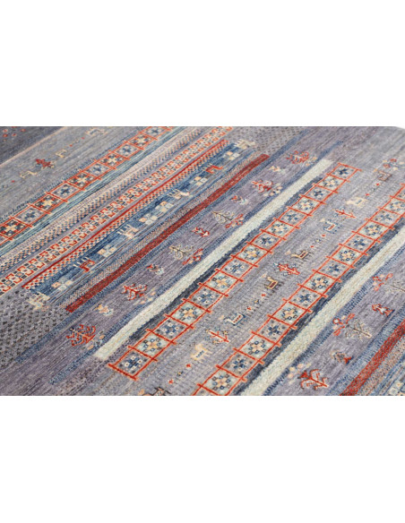 Rug Siva Pakistan 123x181 Blue Lavender Grey Re