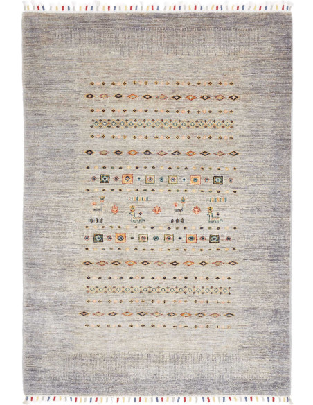 Rug Siva Pakistan 125x176 Grey Blue Peach Terra