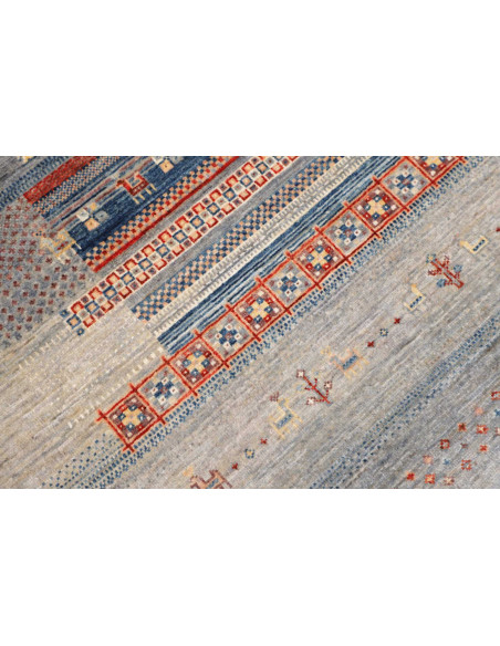 Rug Siva Pakistan 120x186 Light Blue Grey Blue
