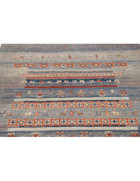 Rug Siva Pakistan 120x186 Light Blue Grey Blue