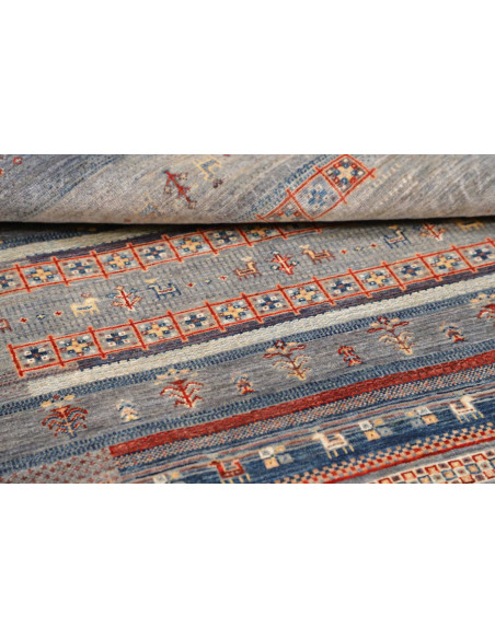 Rug Siva Pakistan 120x186 Light Blue Grey Blue