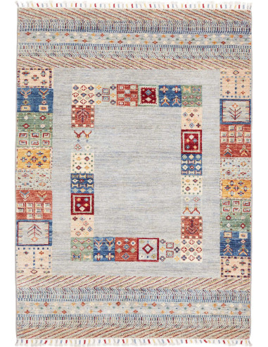 Rug Siva Pakistan 128x180 Light Blue Grey Blue