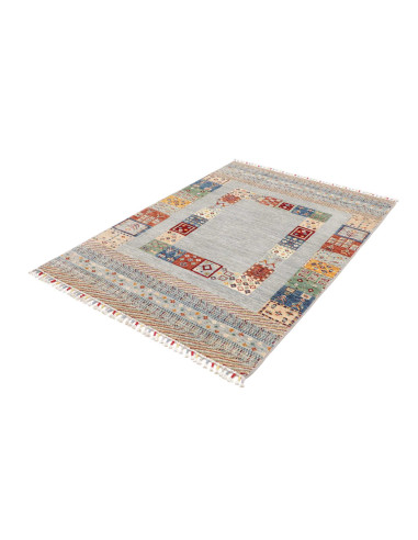 Rug Siva Pakistan 128x180 Light Blue Grey Blue
