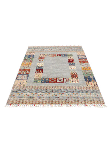 Rug Siva Pakistan 128x180 Light Blue Grey Blue
