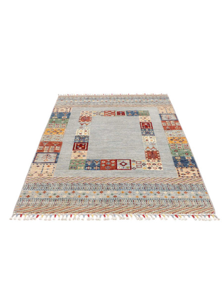 Rug Siva Pakistan 128x180 Light Blue Grey Blue