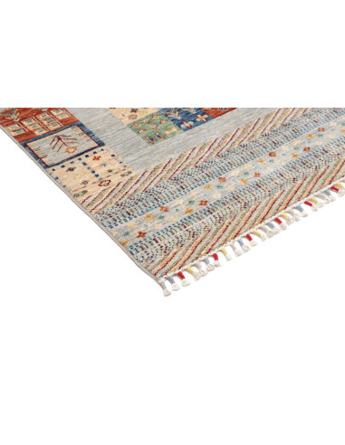 Rug Siva Pakistan 128x180 Light Blue Grey Blue