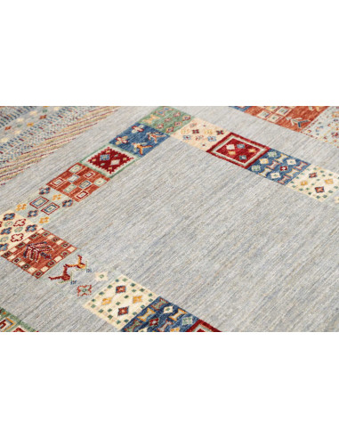 Rug Siva Pakistan 128x180 Light Blue Grey Blue