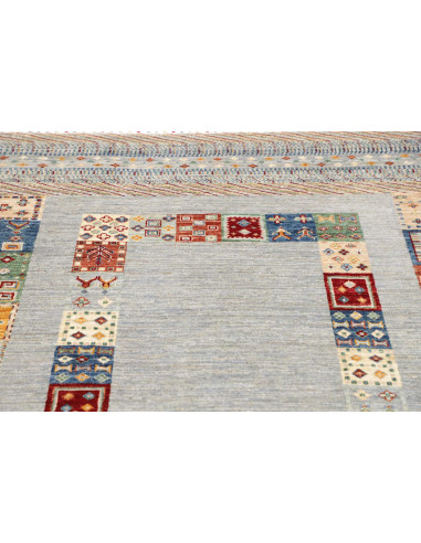 Rug Siva Pakistan 128x180 Light Blue Grey Blue