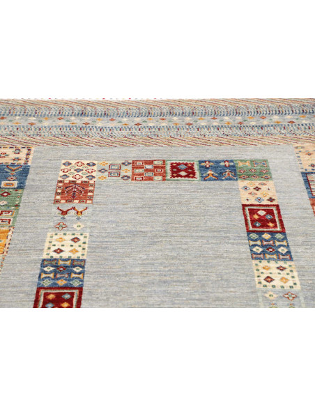 Rug Siva Pakistan 128x180 Light Blue Grey Blue