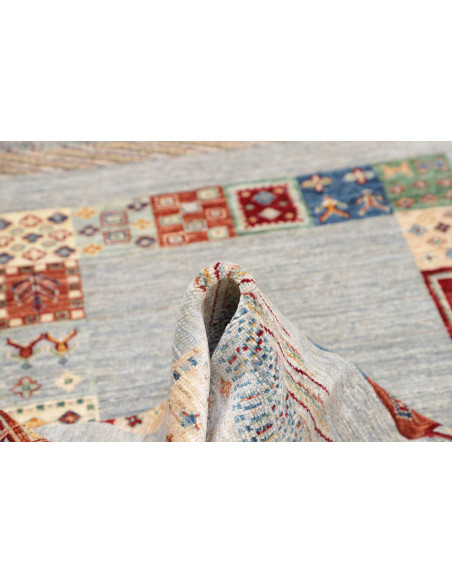 Rug Siva Pakistan 128x180 Light Blue Grey Blue