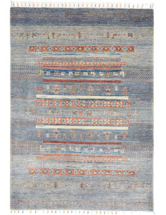 Rug Siva Pakistan 124x173 Blue Grey Terracotta