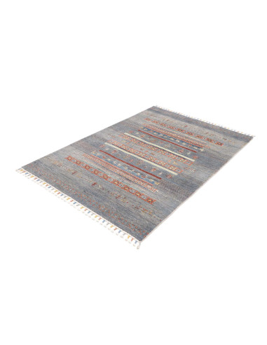 Rug Siva Pakistan 124x173 Blue Grey Terracotta