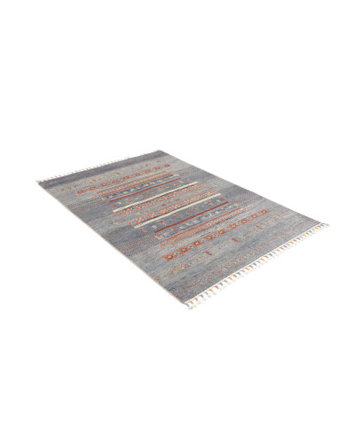 Rug Siva Pakistan 124x173 Blue Grey Terracotta