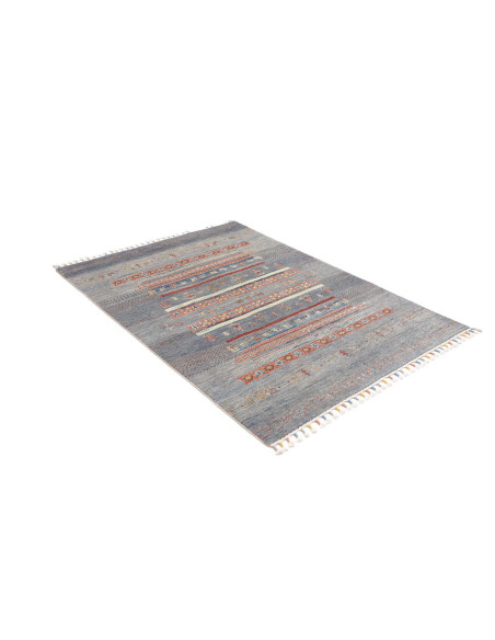 Rug Siva Pakistan 124x173 Blue Grey Terracotta