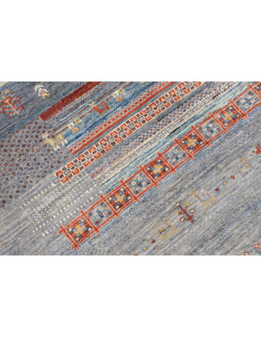 Rug Siva Pakistan 124x173 Blue Grey Terracotta
