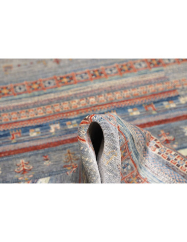 Rug Siva Pakistan 124x173 Blue Grey Terracotta