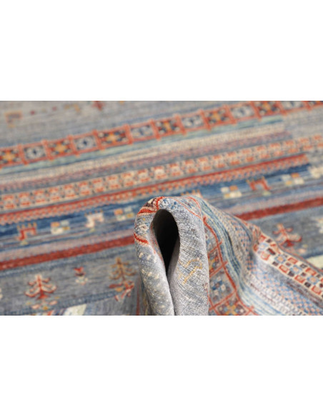 Rug Siva Pakistan 124x173 Blue Grey Terracotta