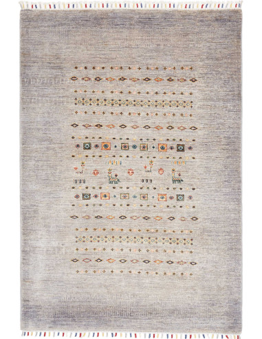 Rug Siva Pakistan 124x178 Muted Grey Multicolor
