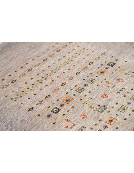 Rug Siva Pakistan 124x178 Muted Grey Multicolor